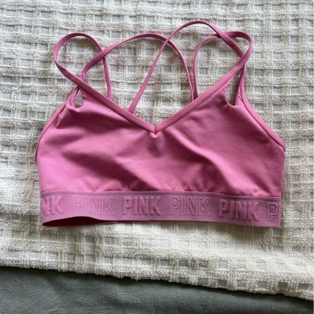 PINK Victoria's Secret Fuchsia Activewear Top